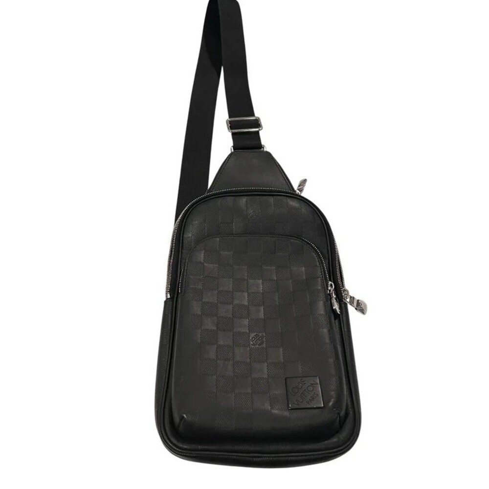 Louis Vuitton Damier Graphite Sling NM Damier Infini Leather Authentic